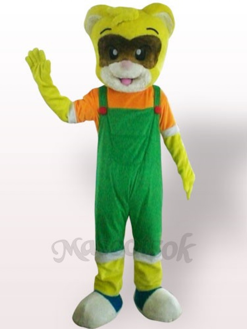 Male Cat Plush Adult Mascot Costume