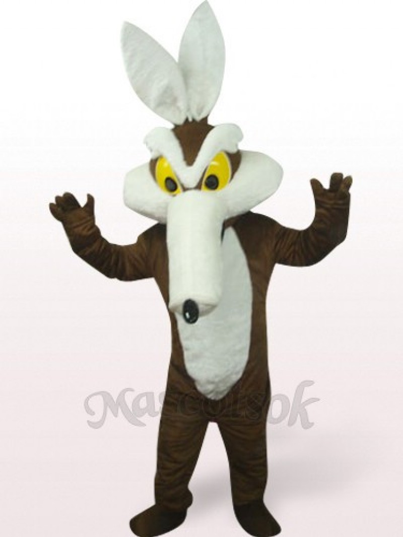 Monster In Brown Clothes Plush Mascot Costume