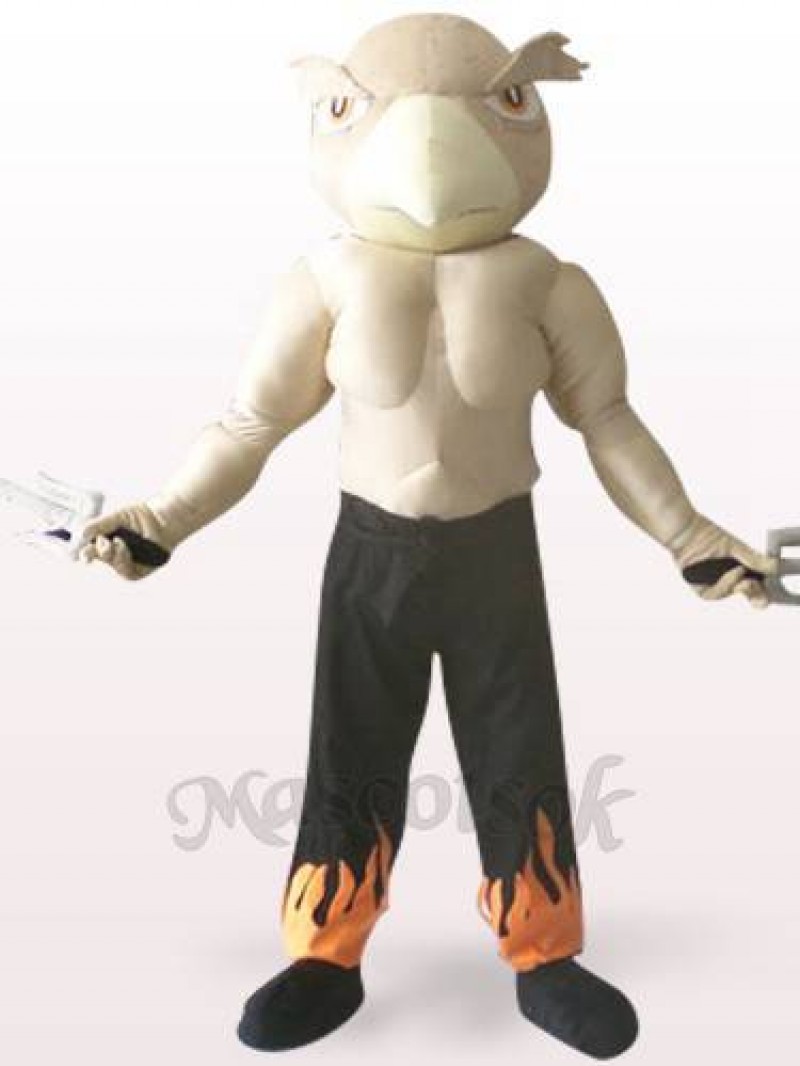 Muscle Eagle Plush Adult Mascot Costume