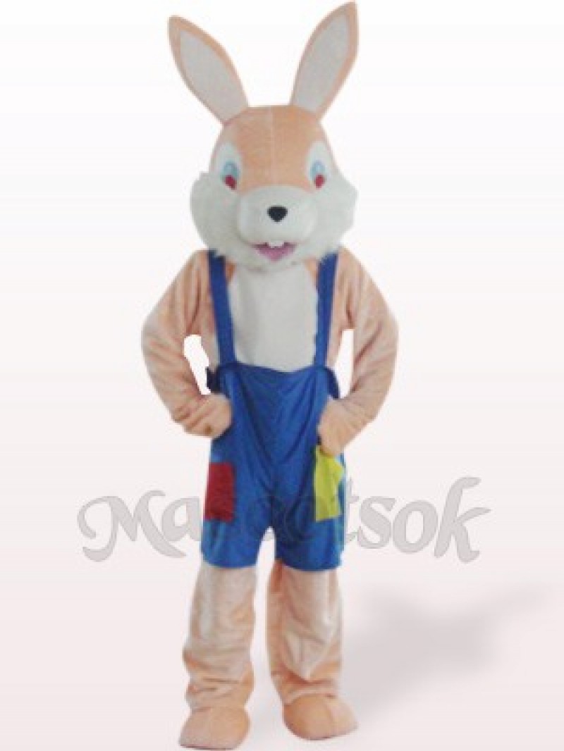 Easter Pink Funny Rabbit Plush Mascot Costume