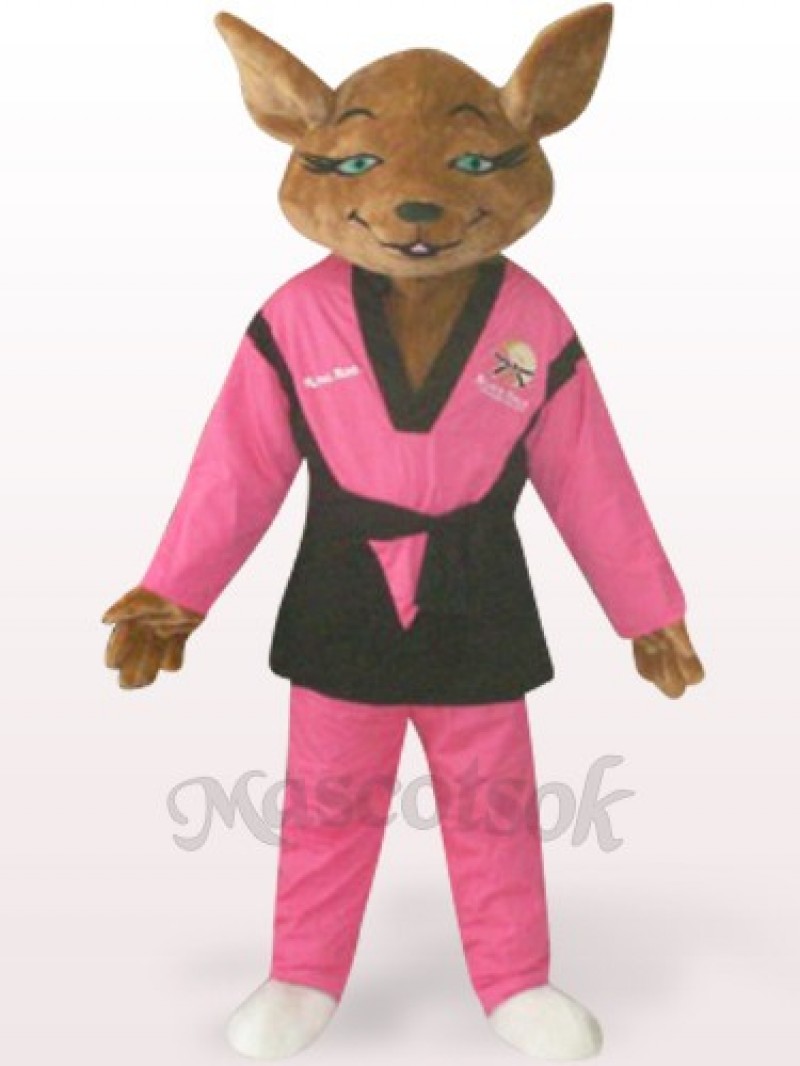 Red Tyke Dog Plush Adult Mascot Costume