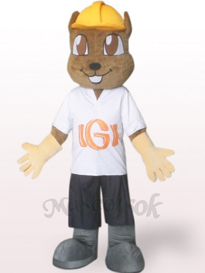 Squirrel Plush Adult Mascot Costume