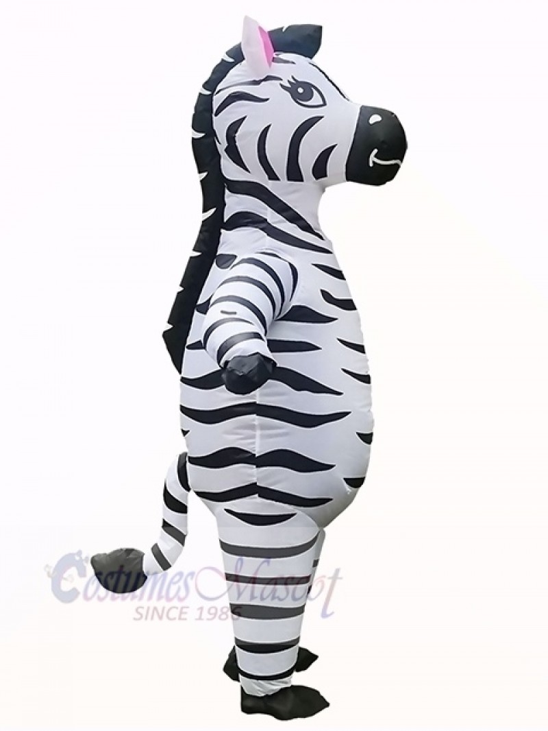 Zebra Inflatable Costume Halloween Christmas Cosplay Party Dress for Adult