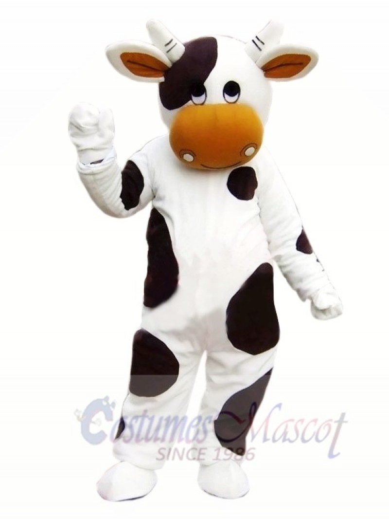 Cute Black and White Cow Mascot Costumes Animal	