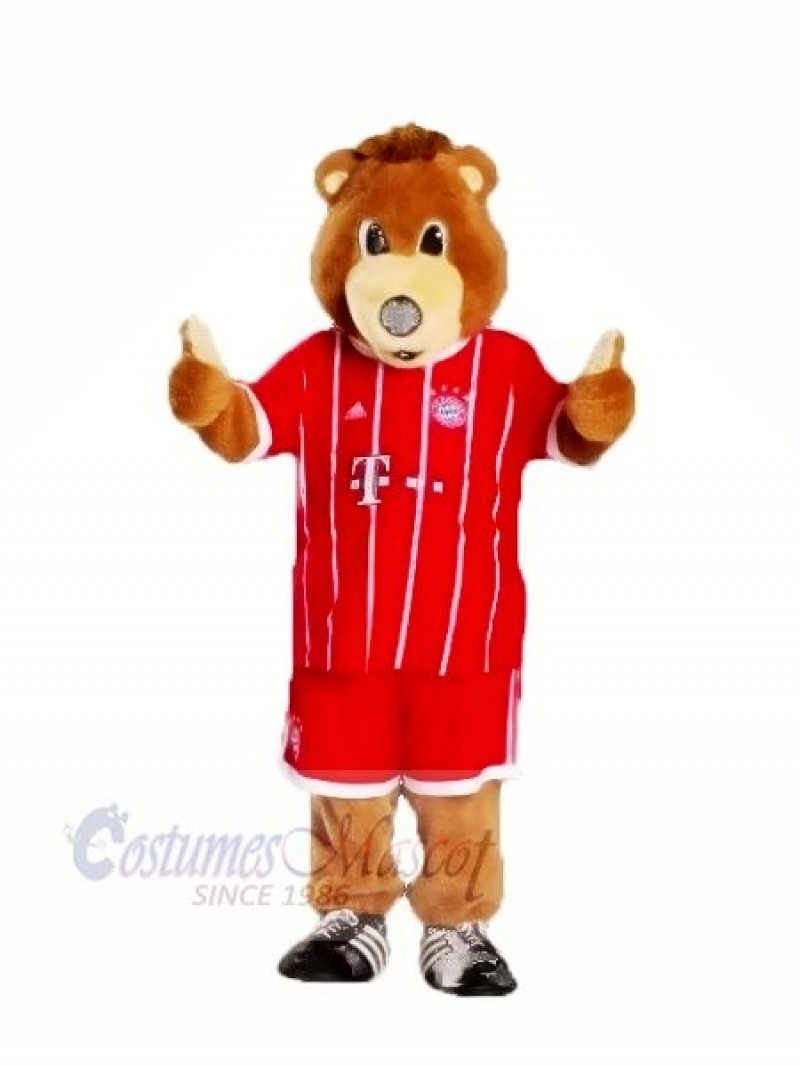 Bayern Munich Bear with Red Clothes Mascot Costumes Animal