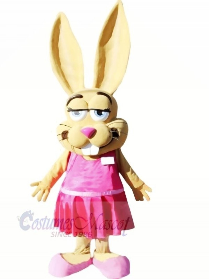 Jackrabbit with Pink Shoes Mascot Costumes Animal