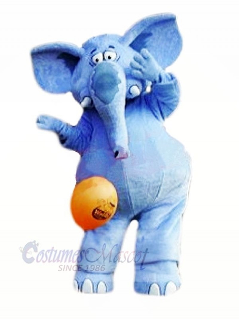 Strong Blue Elephant Mascot Costumes Animal