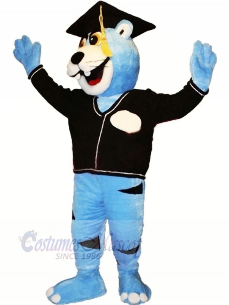 Blue Erudite Panther Mascot Costumes Animal
