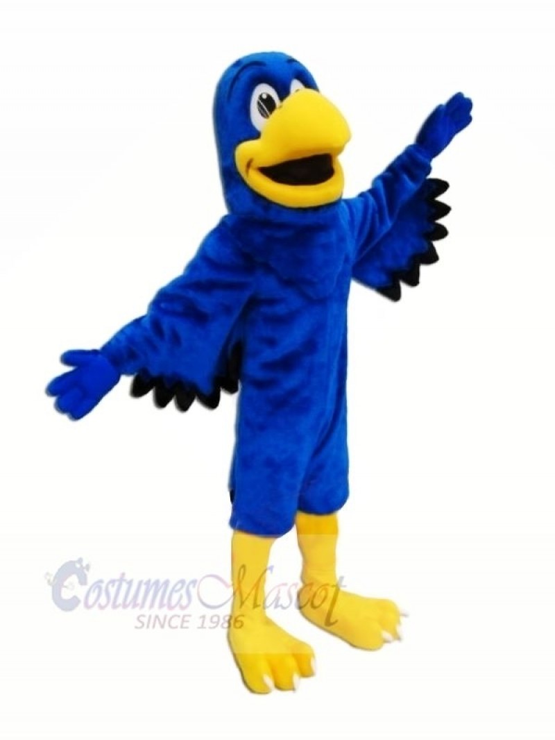 Blue Falcon with Black Wings Mascot Costumes Animal