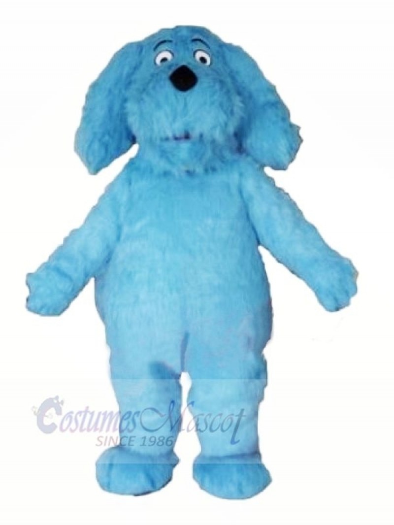 Blue Furry Dog Mascot Costumes Animal