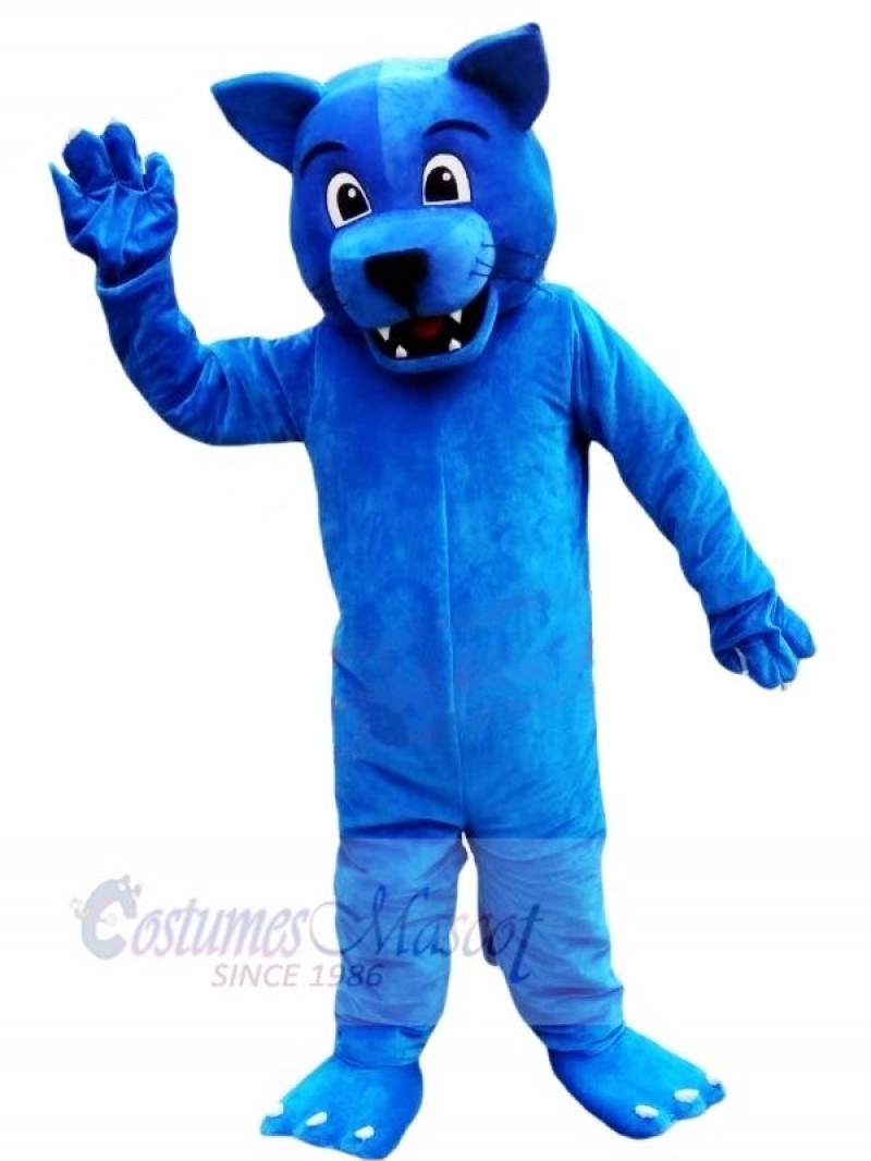 Funny Blue Leopard Mascot Costumes Animal