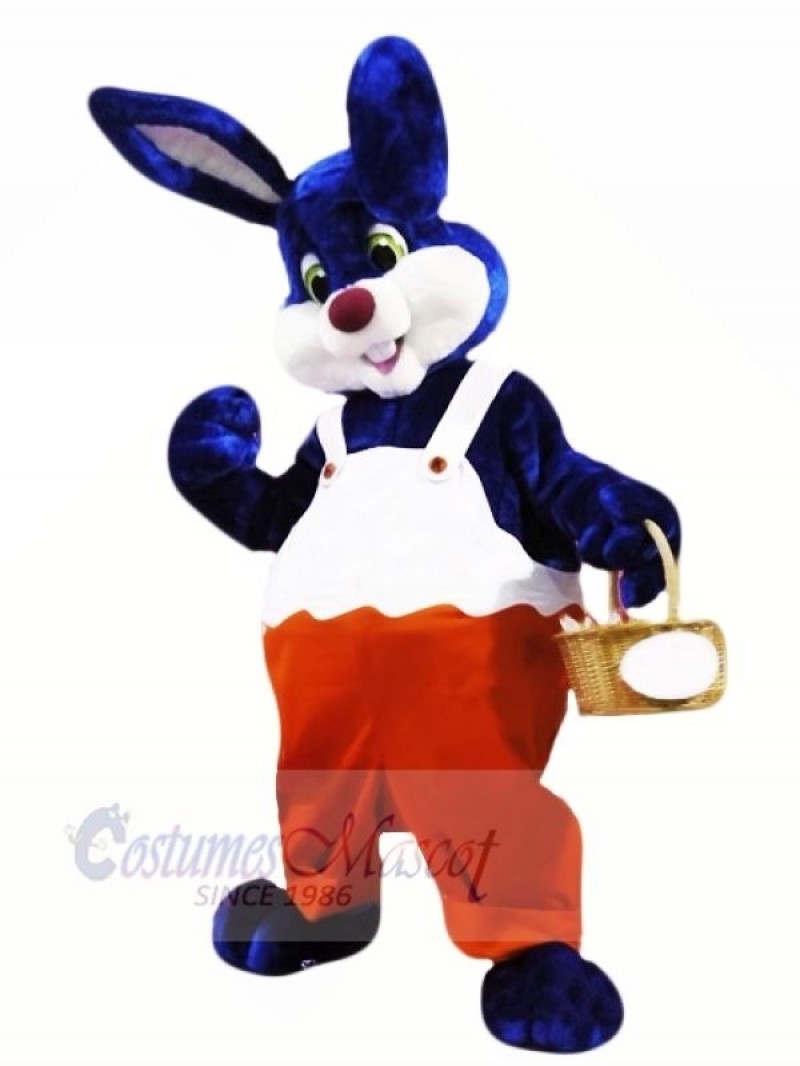 Blue and White Rabbit Mascot Costumes Animal