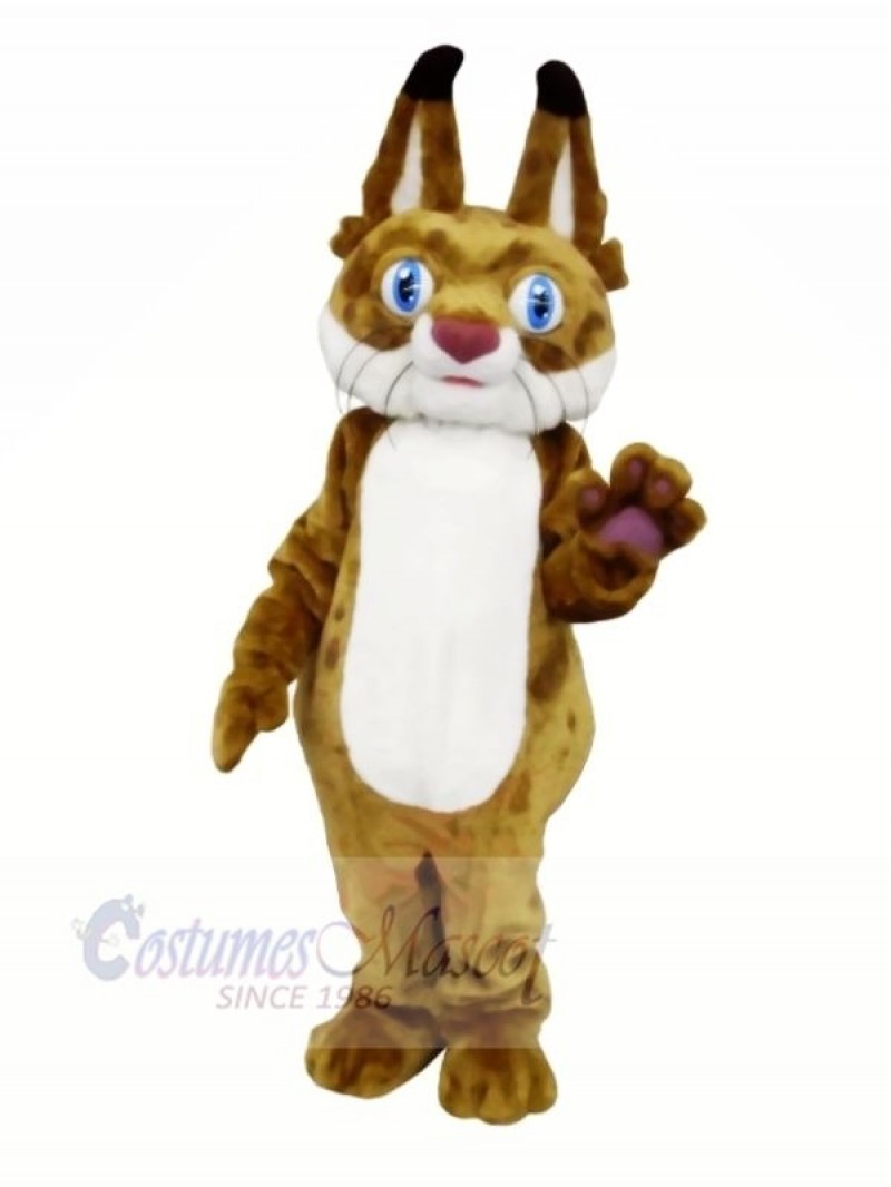 Bobcat with Big Eyes Mascot Costumes Animal