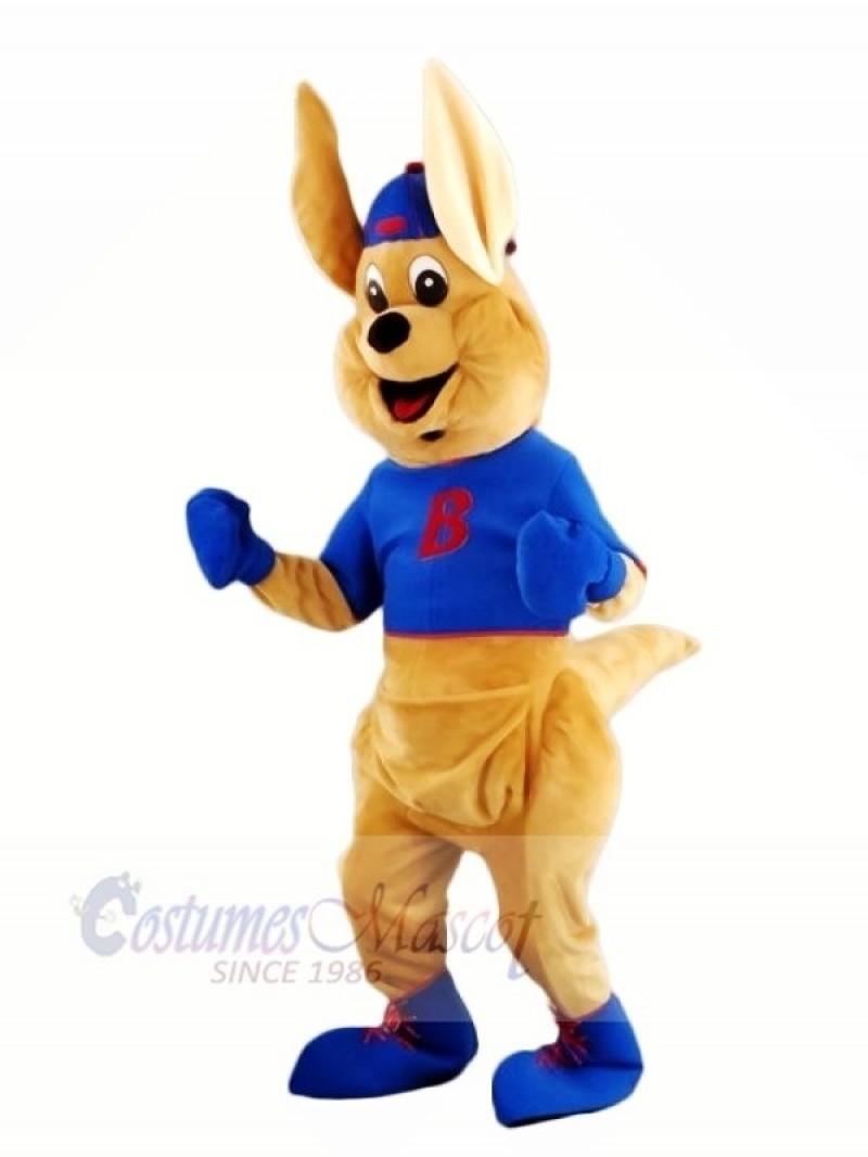 Boxing Kangaroo with Long Ears Mascot Costumes Animal