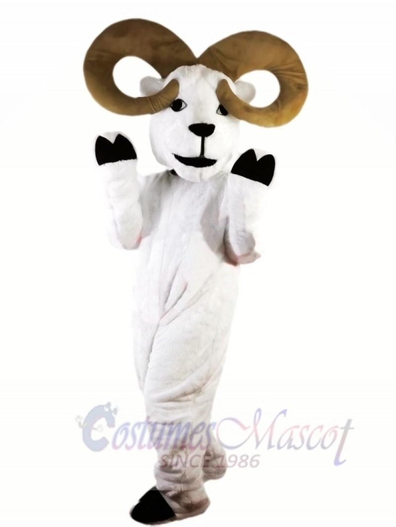 White Ram Mascot Costume Free Shipping