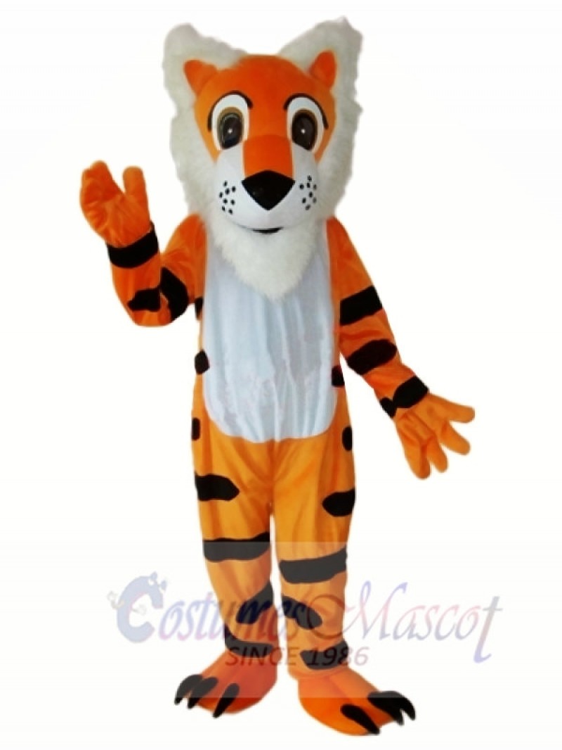 Long Beard Tiger Mascot Adult Costume Free Shipping 