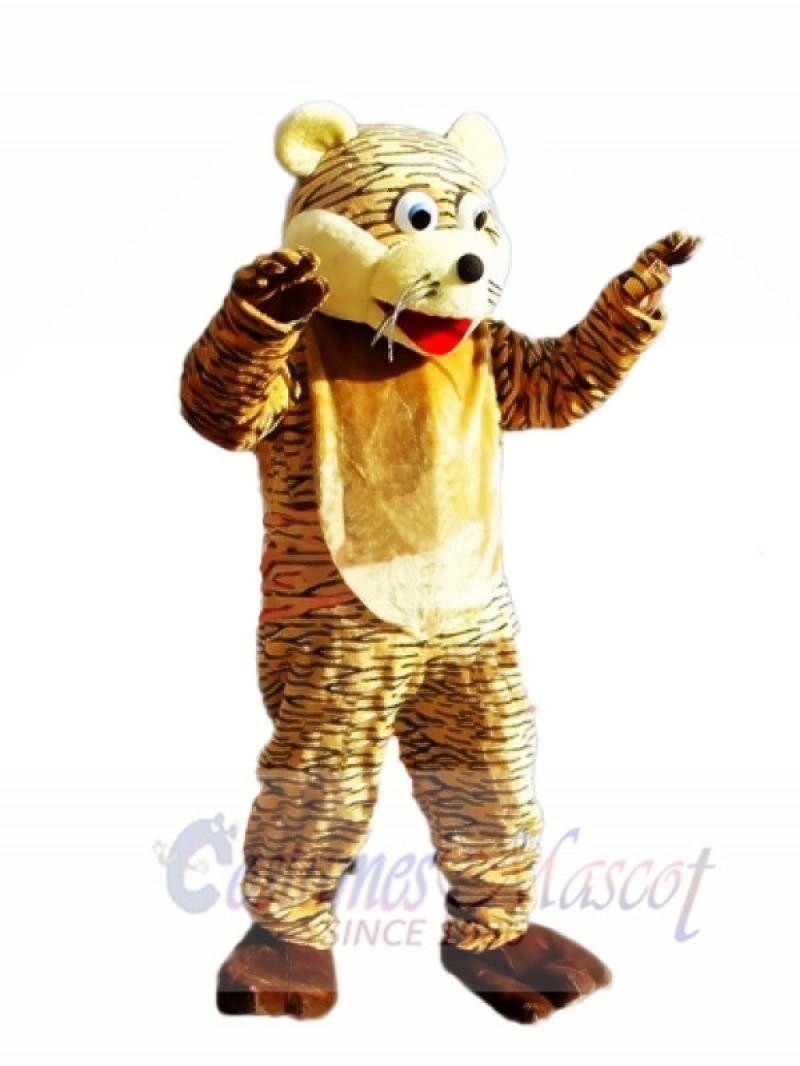 Lucky Tiger Mascot Adult Costume Free Shipping 