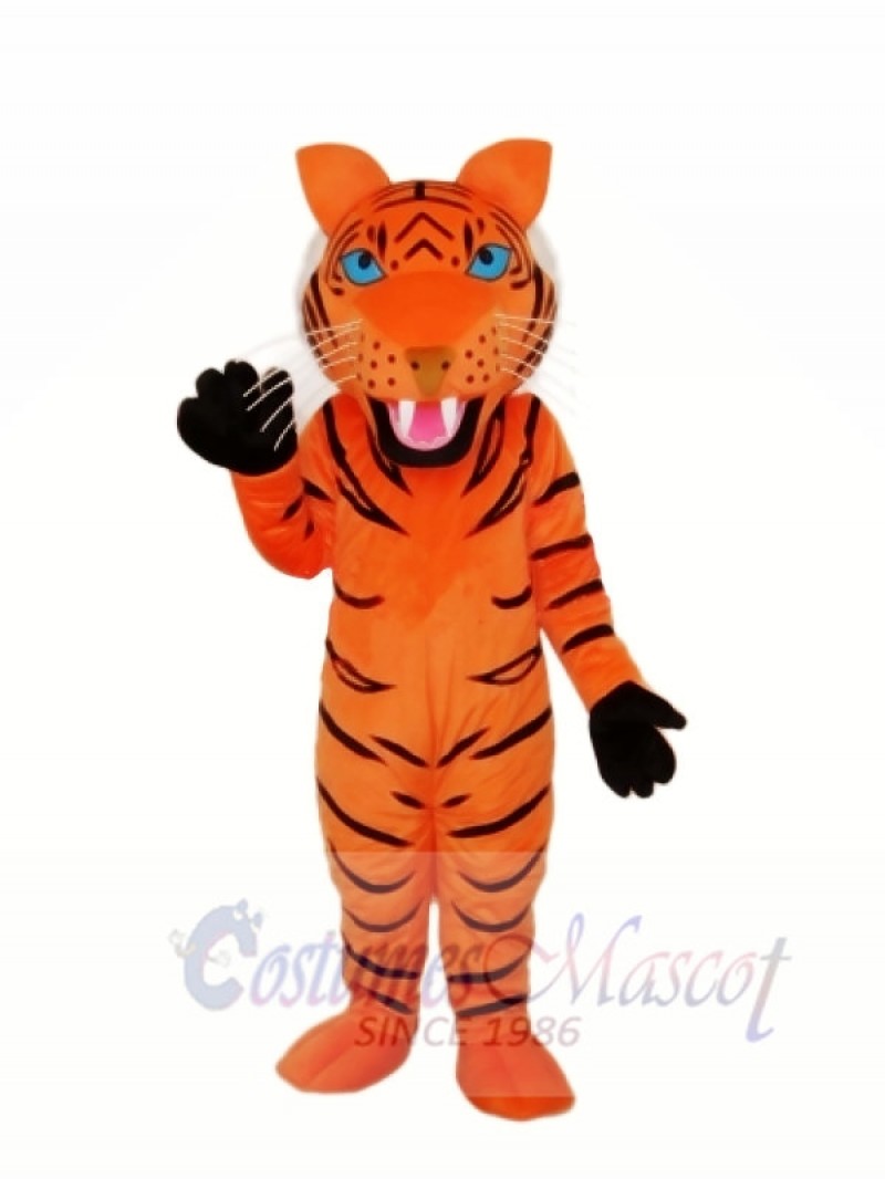 Red Brown Tiger Mascot Adult Costume Free Shipping 