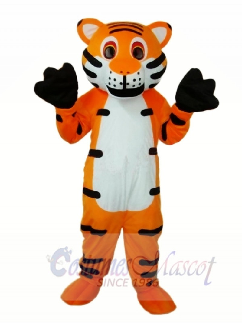 Orange Tiger Mascot Adult Costume Free Shipping