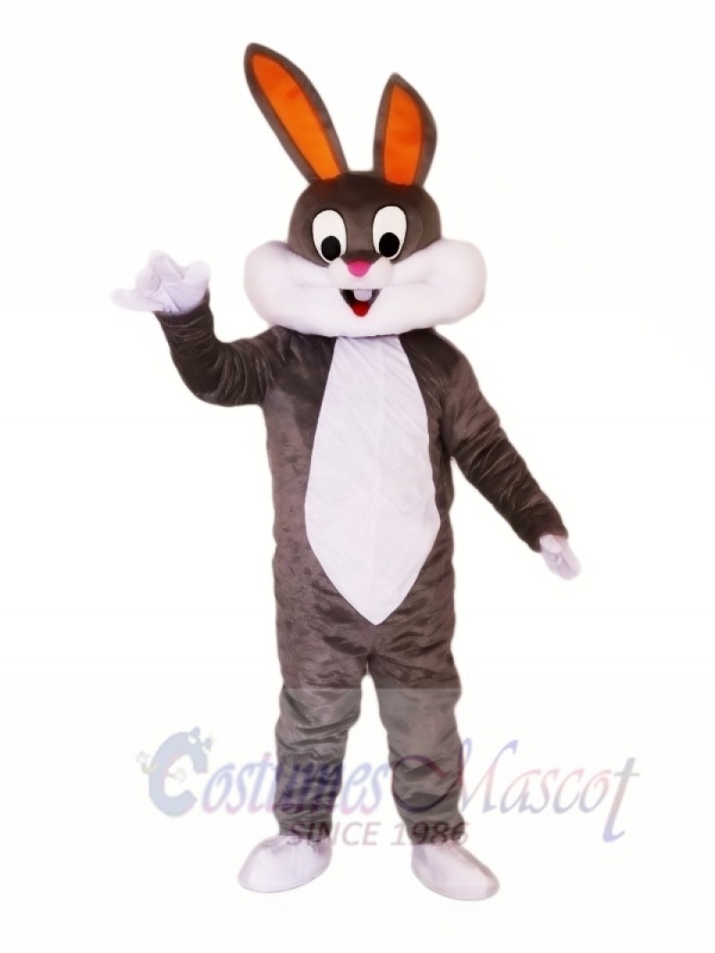 Cute Gray & White Rabbit Mascot Costumes