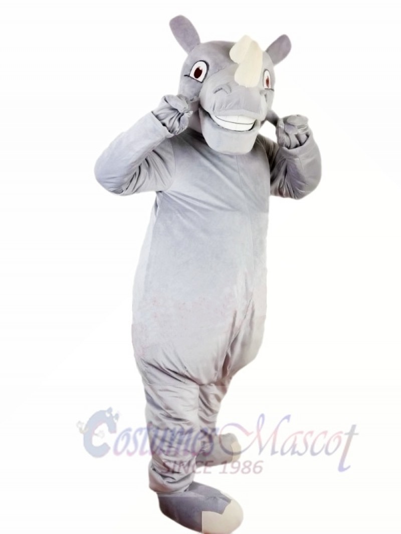 Happy Rhino Rhinoceros Mascot Costume Fancy Dress Custom Cosplay Theme Mascotte 