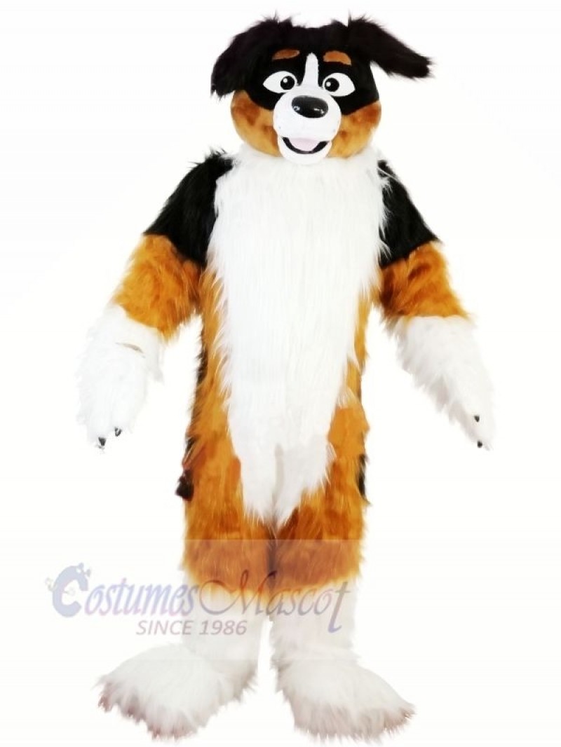 Hot Sale Furry Dog Husky Mascot Costumes Cartoon