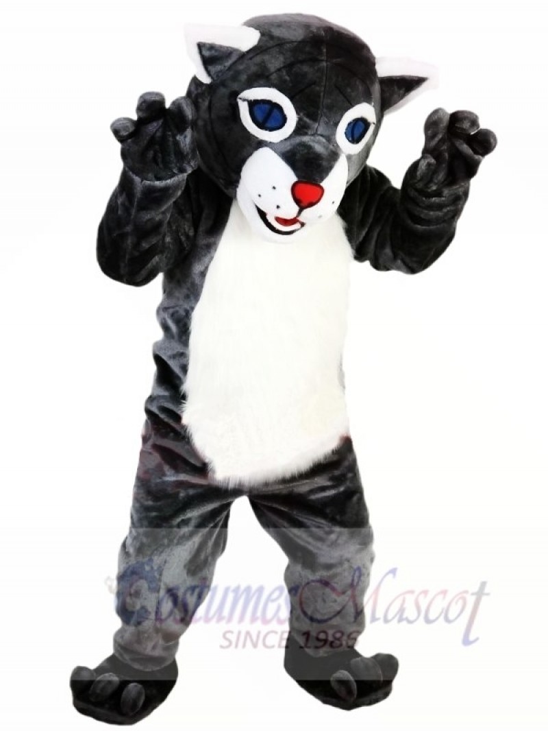 New Hot Sale Wildcat Mascot Costume Adult Size Halloween Outfit Fancy Dress 