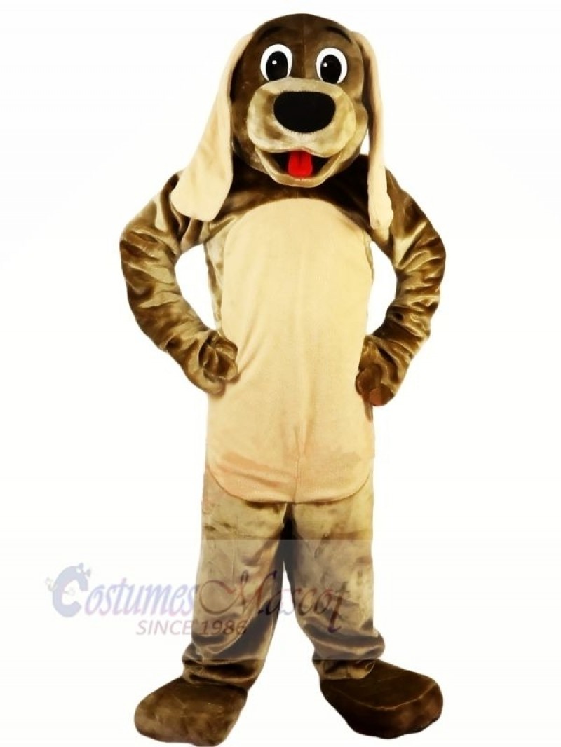 Cute Brown Dog with Long Ears Mascot Costumes Animal