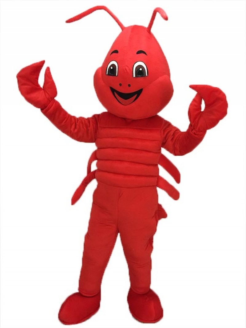 Realistic Animal Red Lobster Mascot Costume