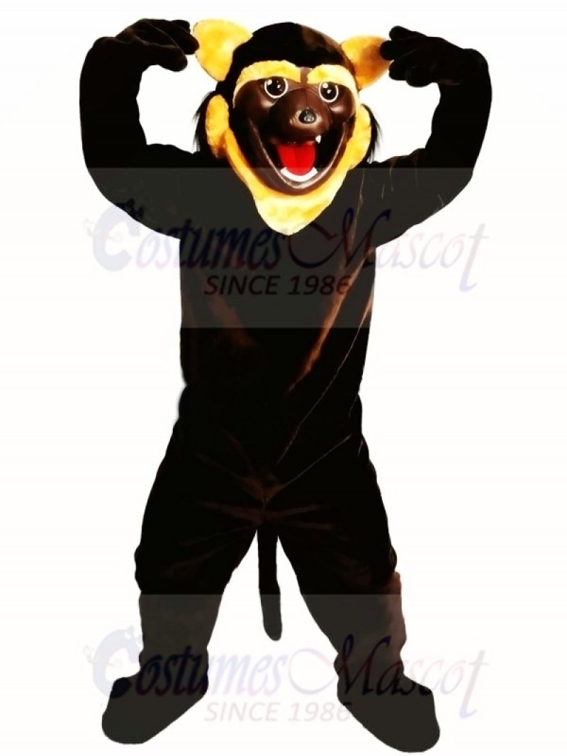 Black Fierce Wolf Wolverine Mascot Costumes 