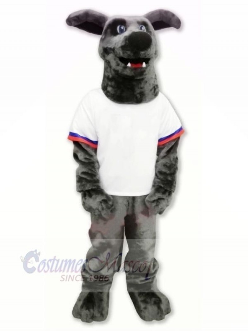 Whippet Dog in T-shirt Mascot Costumes Cartoon