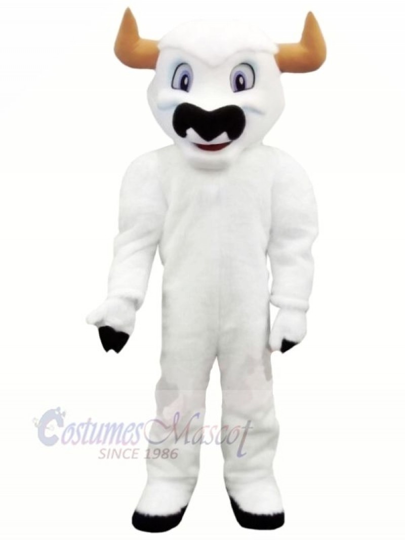 White Buffalo Mascot Costumes Cartoon	