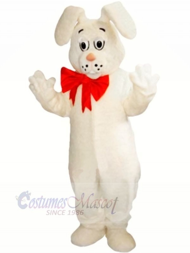 White Lightweight Rabbit Mascot Costumes Cartoon