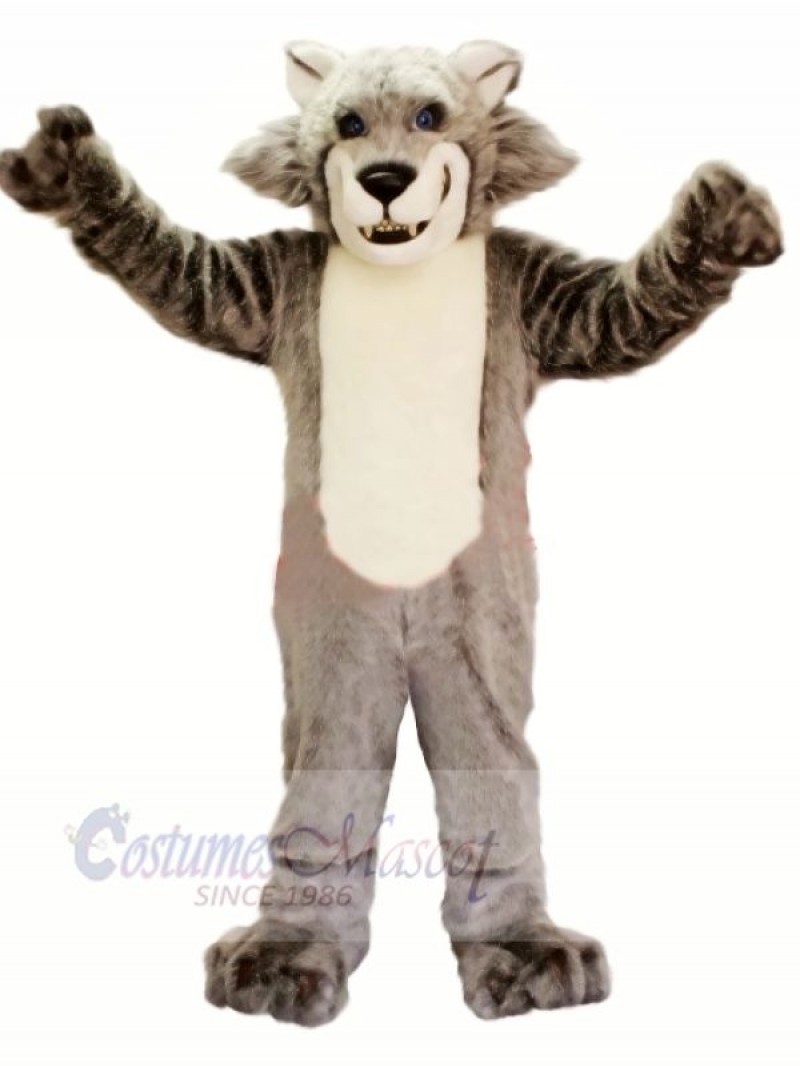 Gray Wolf Adult Mascot Costumes Cartoon