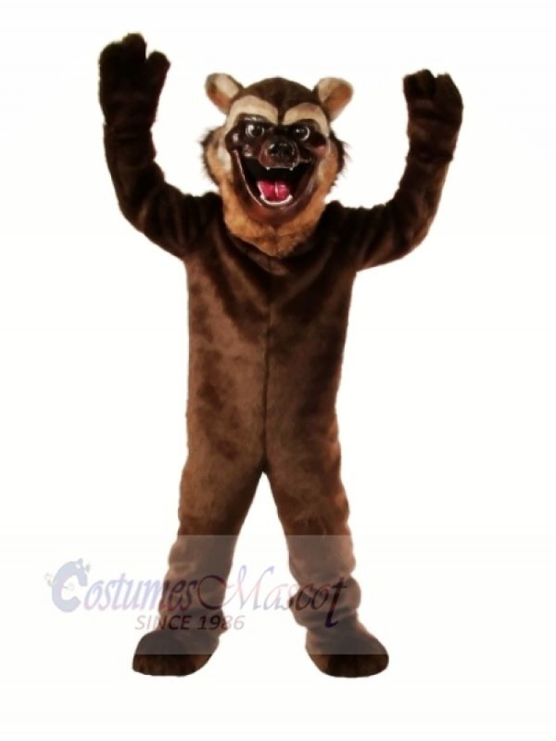 Strong Wolverine Mascot Costumes Cartoon