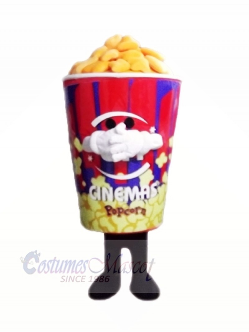 Funny Popcorn Mascot Costume Cartoon