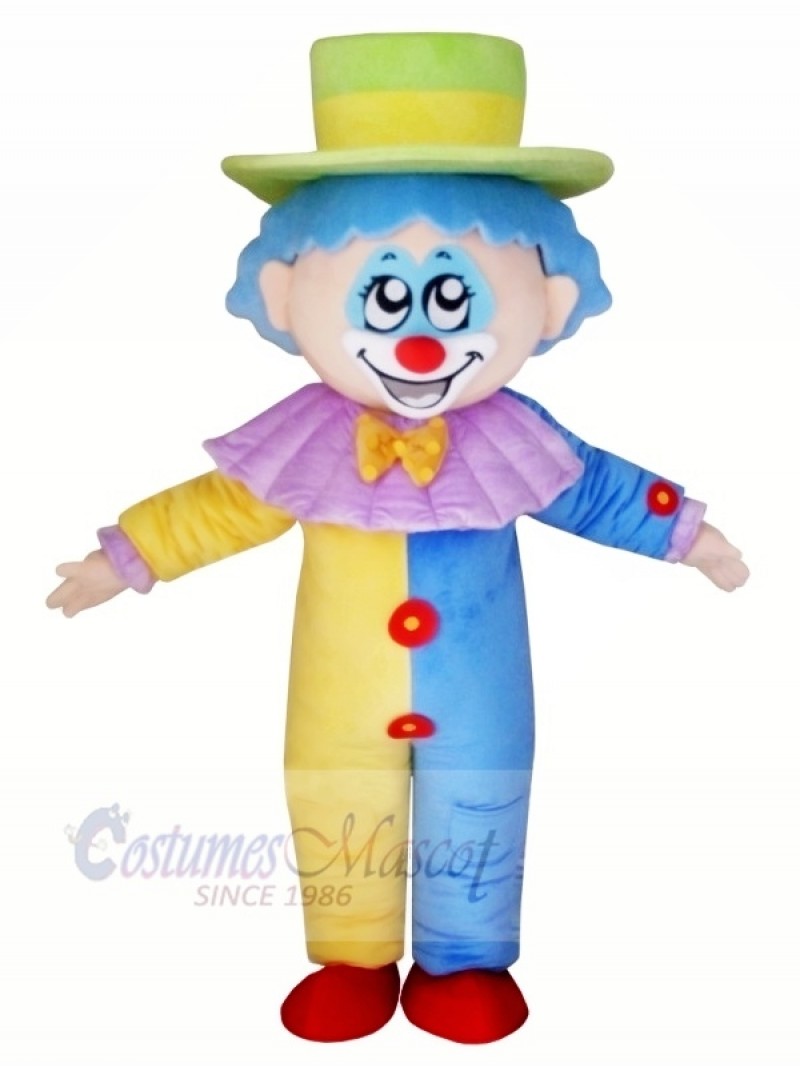 Funny Halloween Clown Mascot Costume Cartoon	