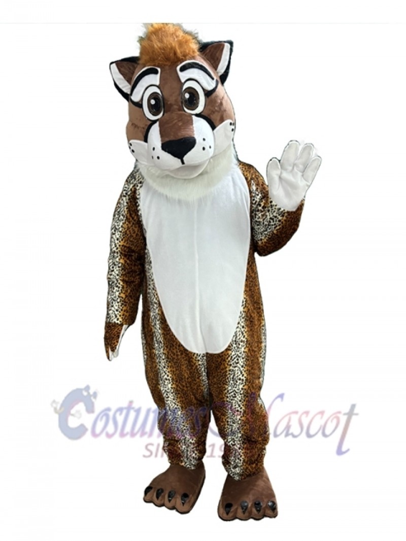 Leopard mascot costume
