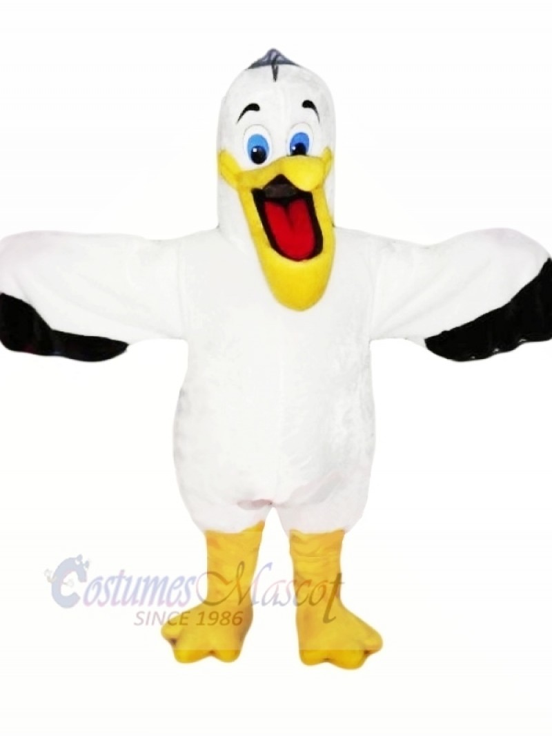 Cute White Pelican Mascot Costumes Cheap