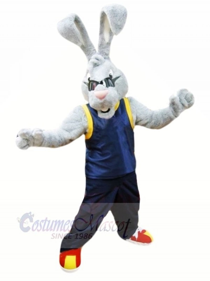 Power Rabbit Mascot Costumes Cartoon	