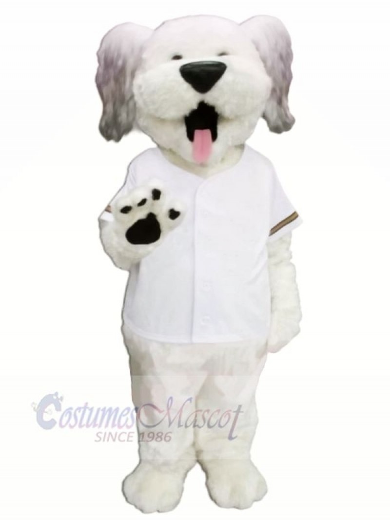 Hank Dog with White T-shirt Mascot Costumes