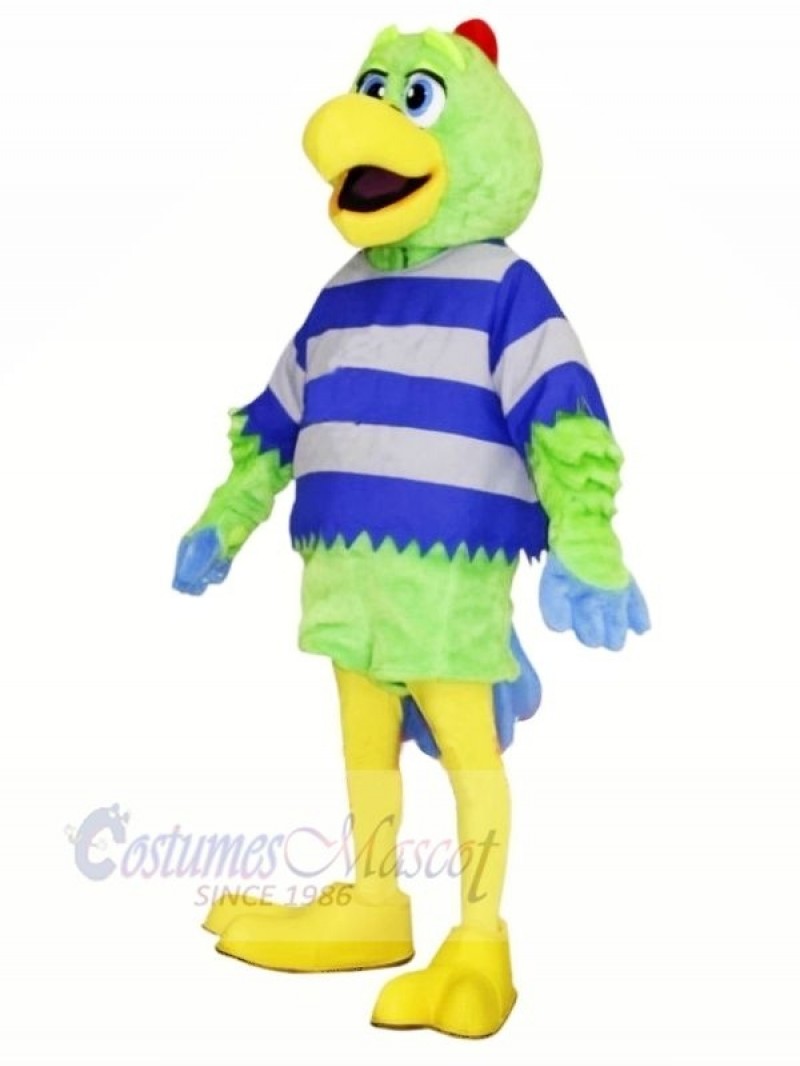 Tall Green Parrot Mascot Costumes Adult	
