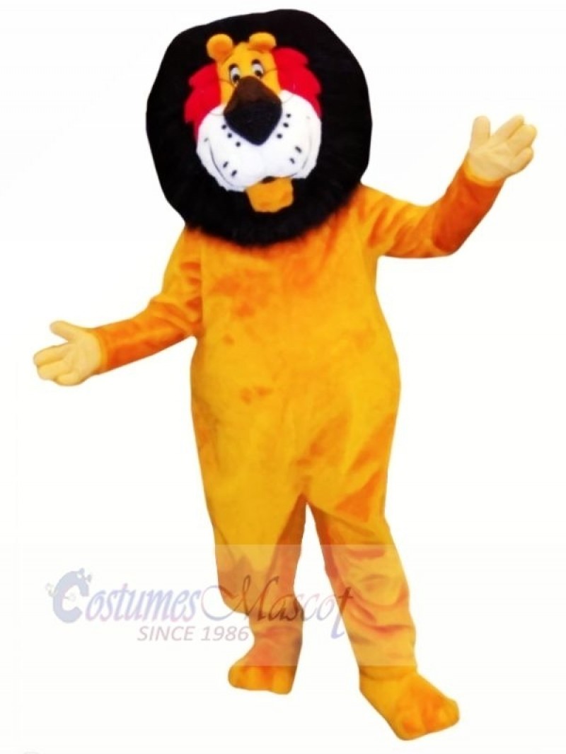 Funny Orange Lion Mascot Costumes Adult