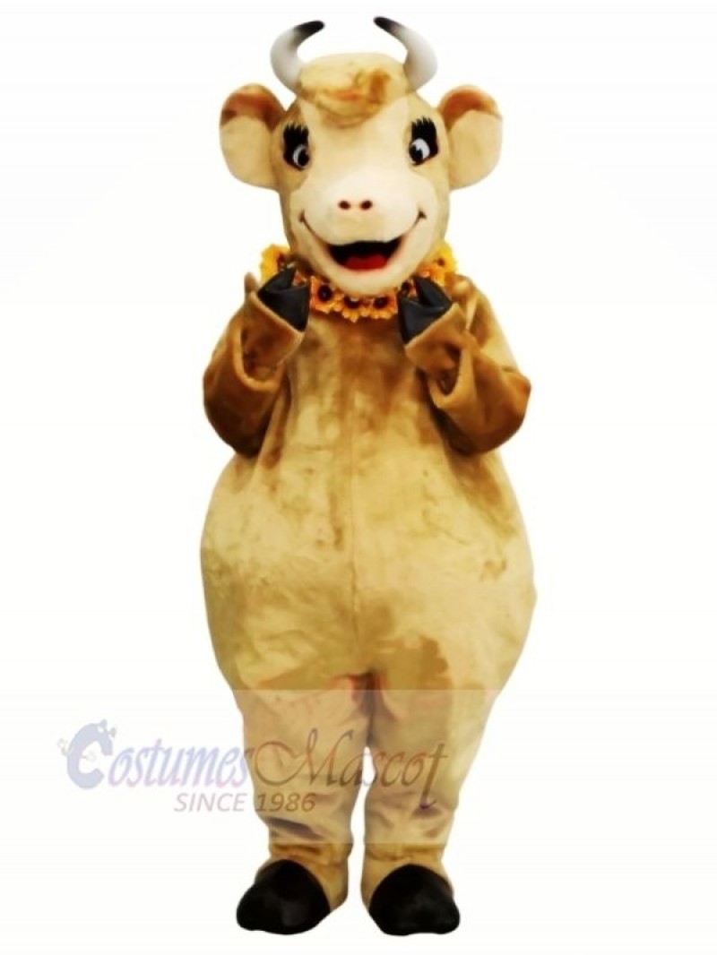 Female Brown Cow Mascot Costumes 