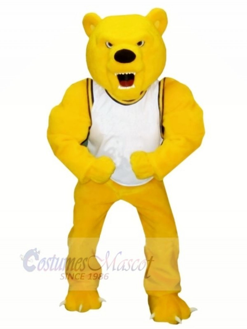 Power Fierce Bear Mascot Costumes Cartoon	