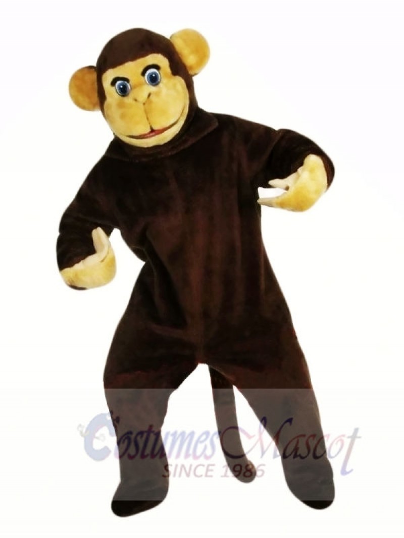 Curious Brown Monkey Mascot Costumes Animal