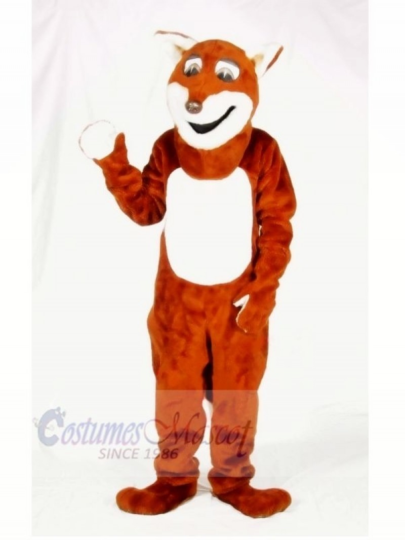 Happy Fox Mascot Costumes Adult