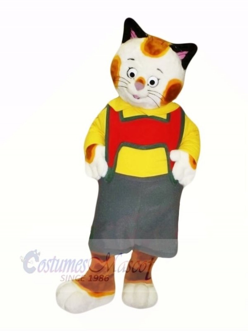 Cute Pattern Cat Mascot Costumes Cartoon