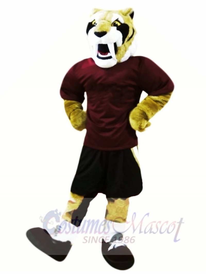 Sabre Tooth Mascot Costume Free Shipping 	