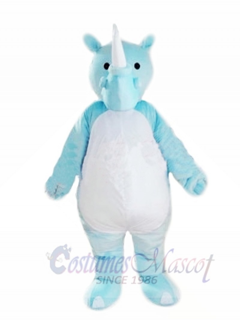 Blue Lightweight Rhinoceros Mascot Costumes